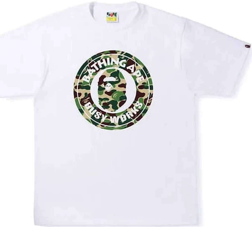 BAPE 1st Camo Busy Works Tee 'White'