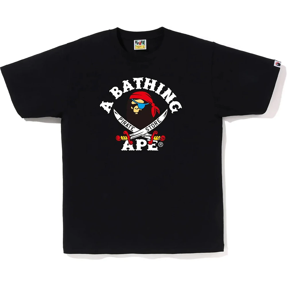 Bape Ape Pirate Tee Black