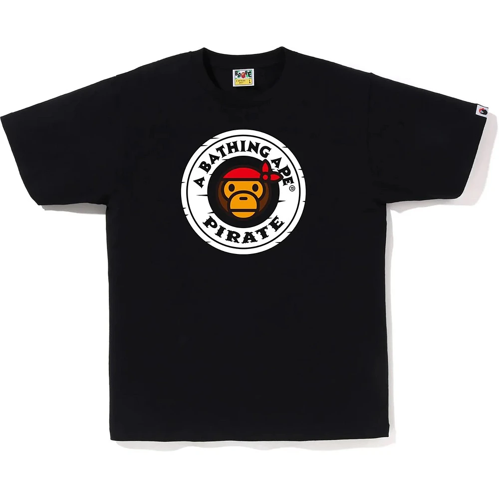 Bape Milo Pirate Tee Black