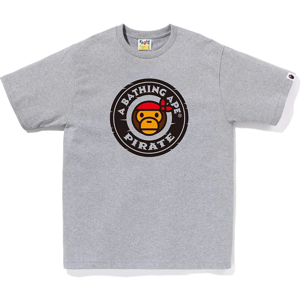 Bape Milo Pirate tee Gray