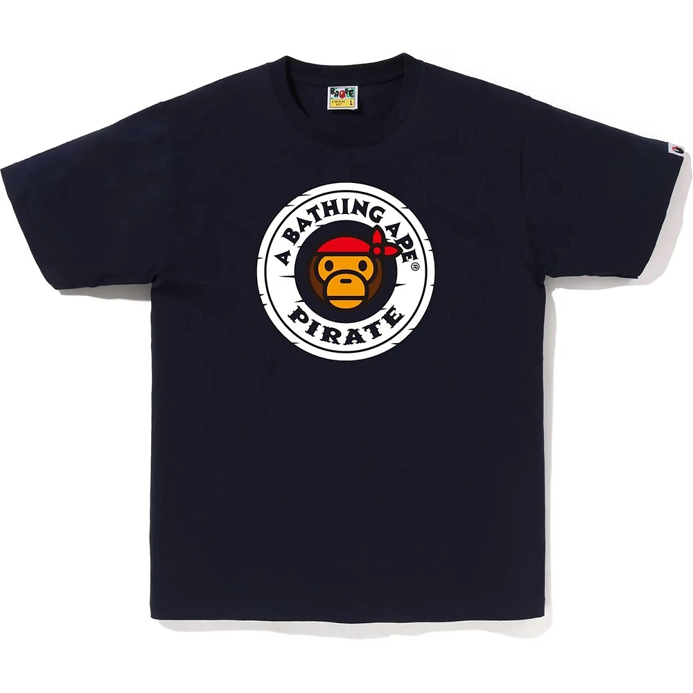 Bape Milo Pirate Tee Navy