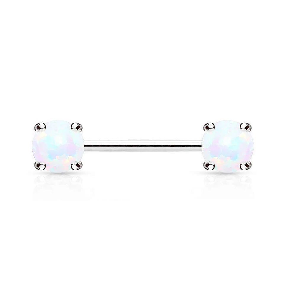 Opal Nipple Ring 14g