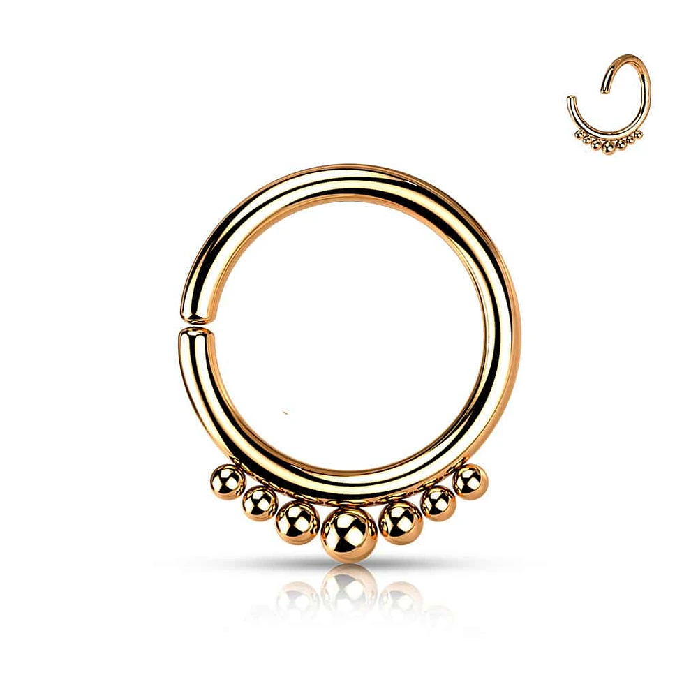 Dotwork Bendable Ring 16g