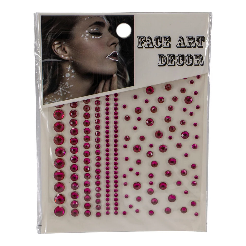 Face Gems Fuchsia