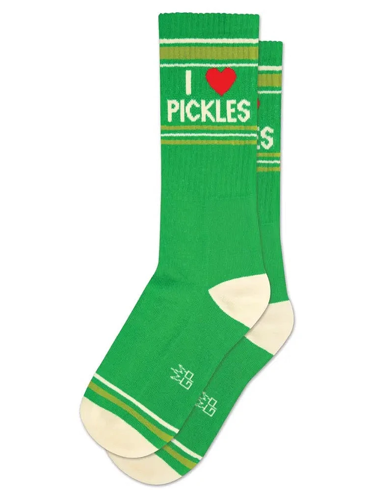 I ?? Pickles Gym Crew Socks