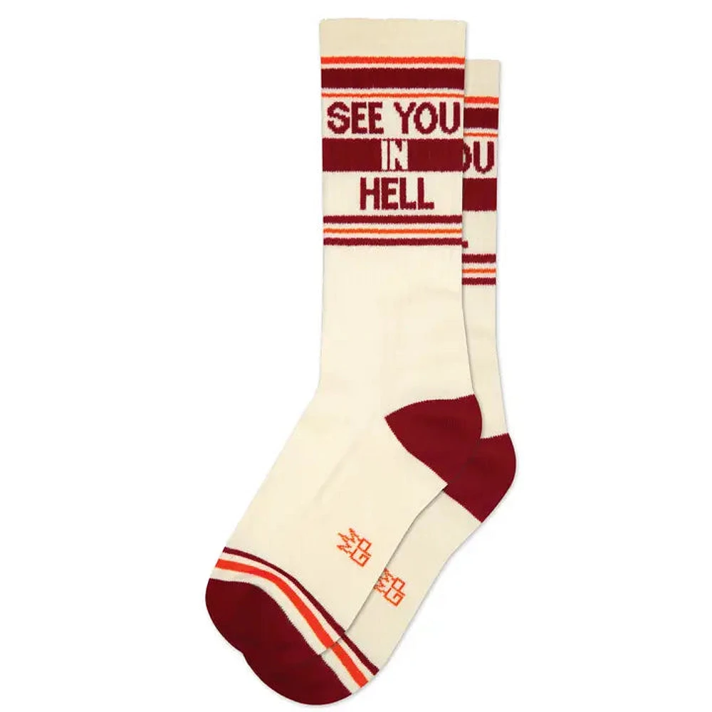 See You In Hell Crew Socks