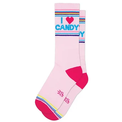 I Heart Candy Gym Crew Socks