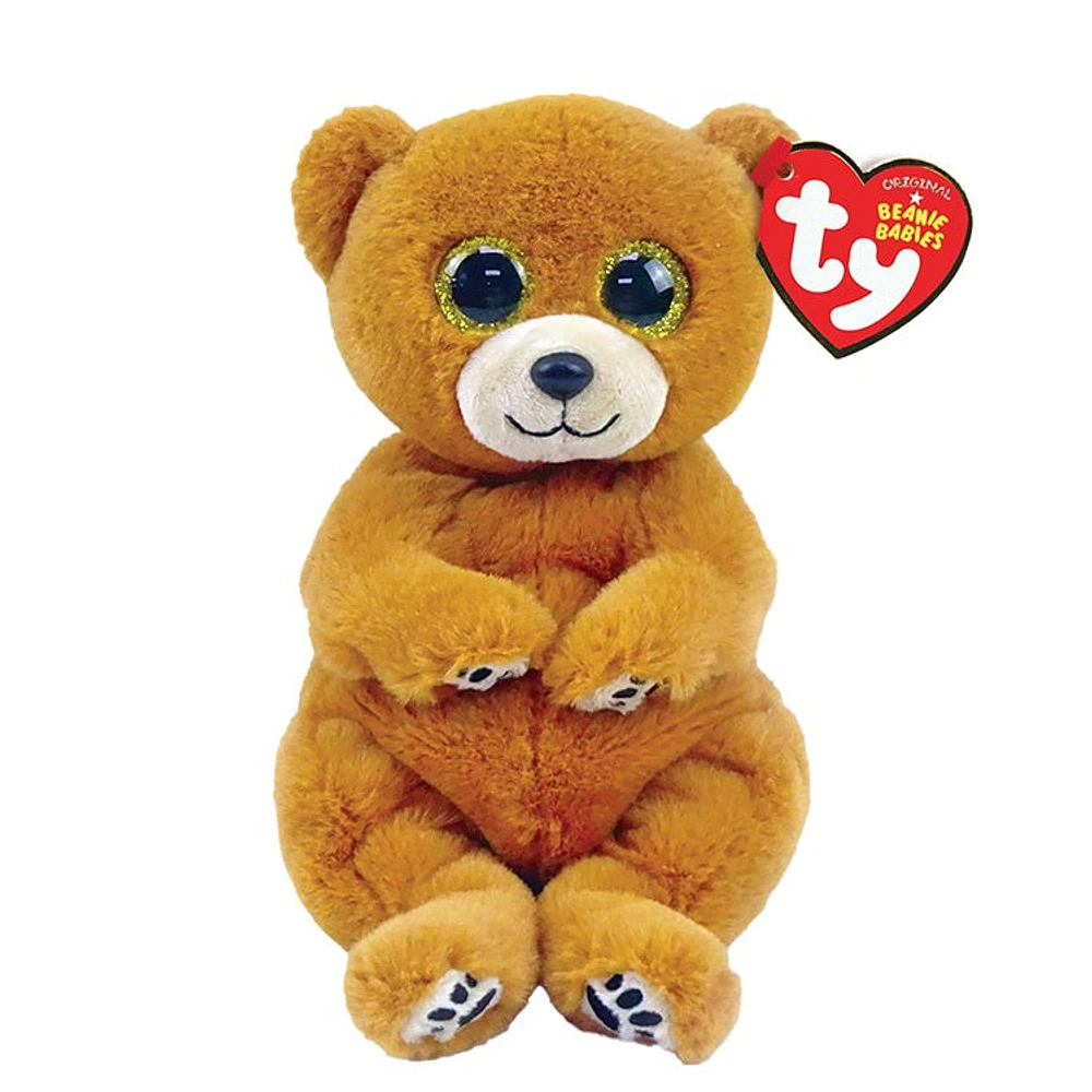 Duncan- Brown Belly Bear Plush 8 Inches