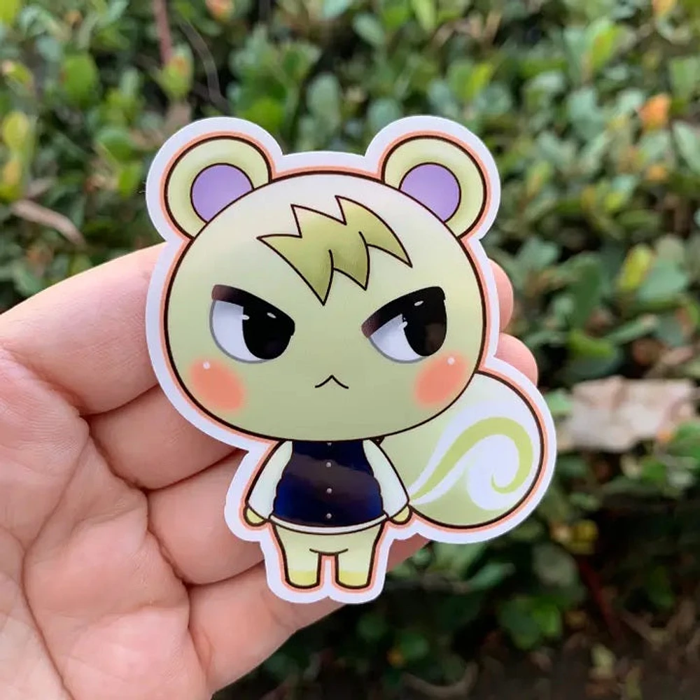 Marshal Animal Crossing Vinyl Sticker