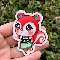 Poppy Animal Crossing Vinyl Sticker