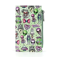 Alien Collage Wallet