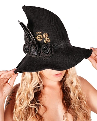 Steampunk Witch Knit Hat