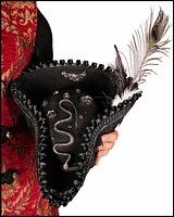 Pirate Hat With Snake Decor