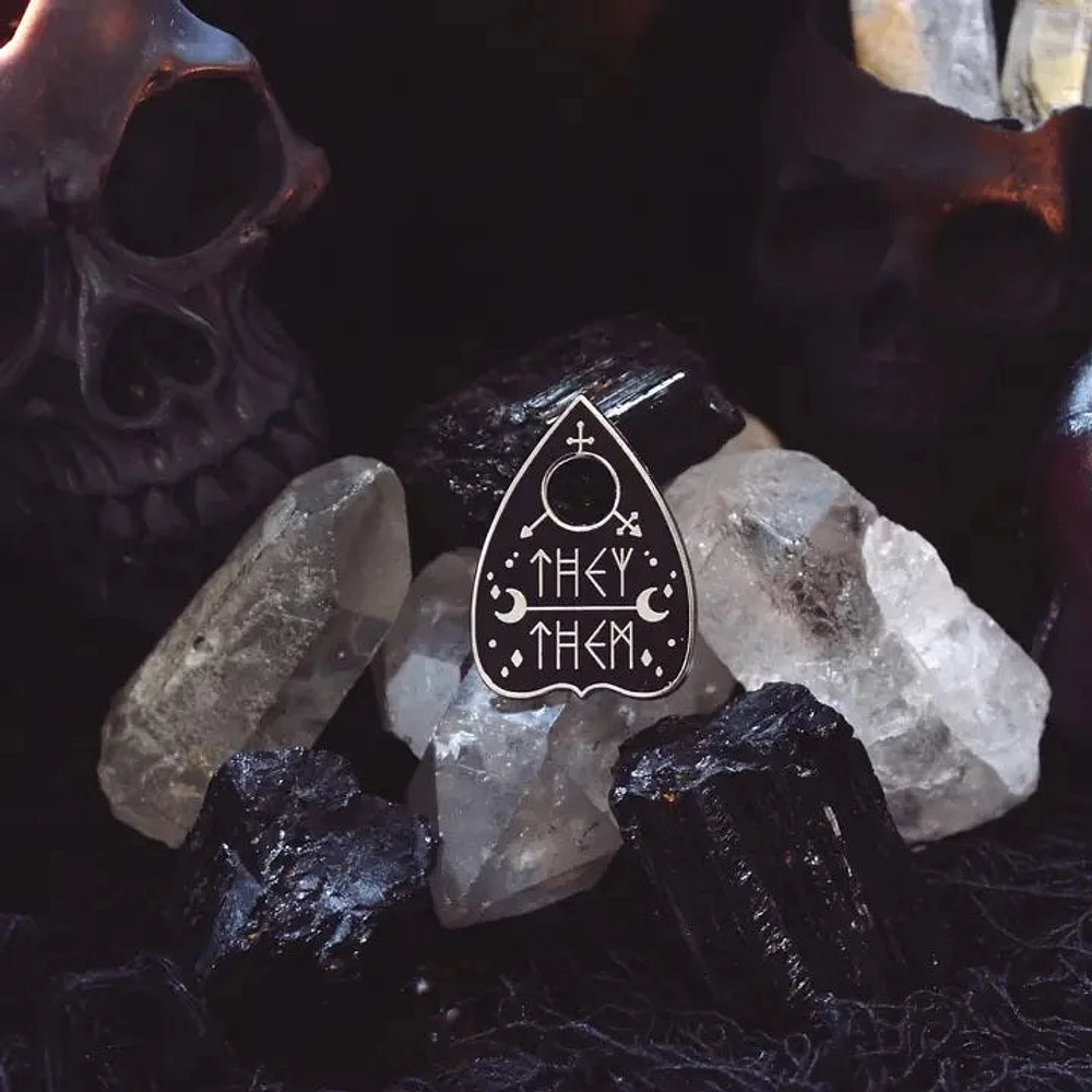 They Them Pronoun Plamchette Pin