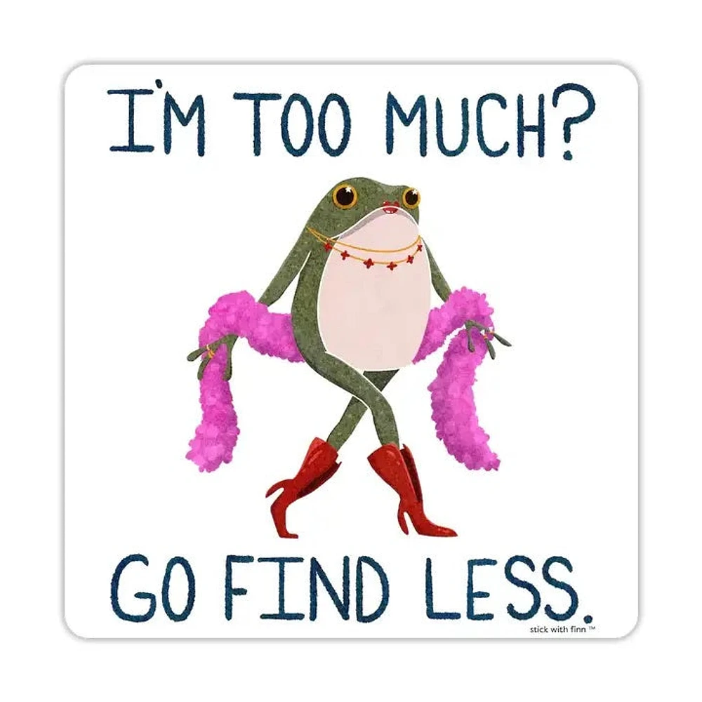 Go Find Less Sticker