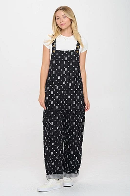 PATCH ALL OVER COTTON OVERALL