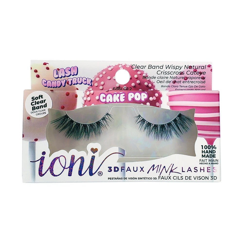 Clear Band wispy Crisscross Cateye Lashes