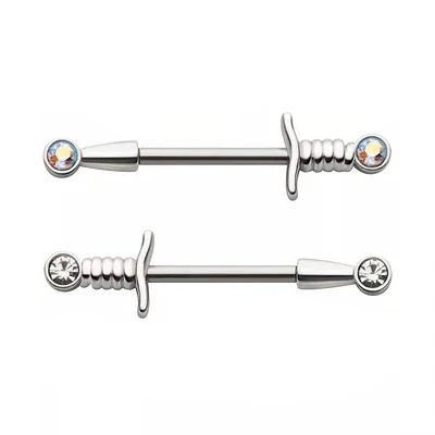 Barra para pezones Dagger Bez Gem