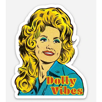 Vibraciones de Dolly Pegatina