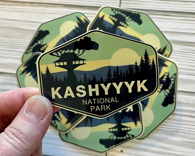 National Park Kashyyyk Vinyl Sticker