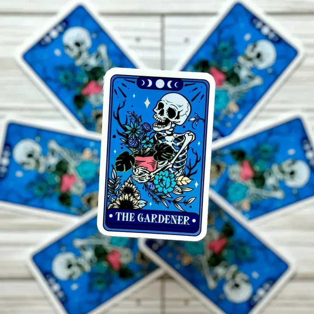 The Gardener Tarot Card Sticker