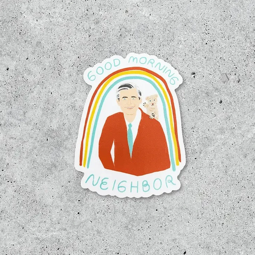 Sr. Rogers Pegatina