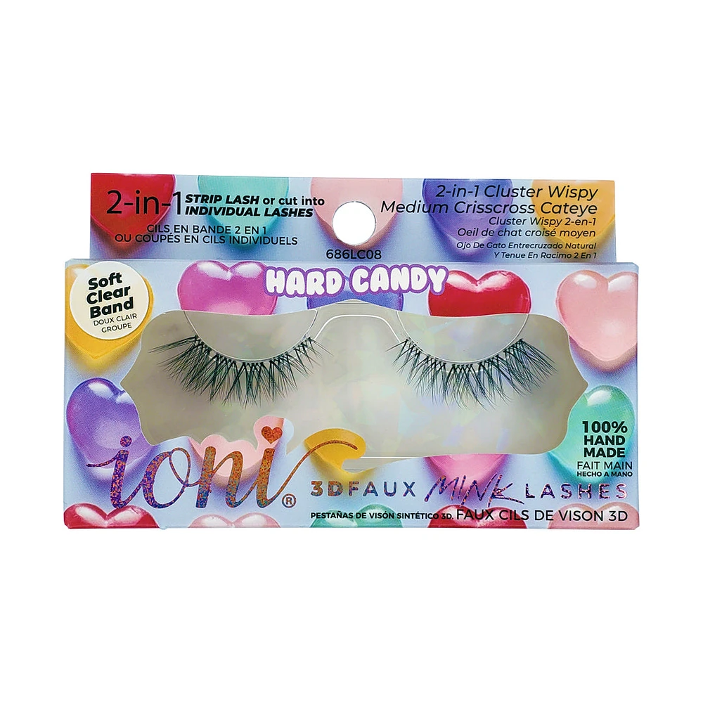 2 In 1 Cluster Wispy Medium Crisscross Cateye Lashes