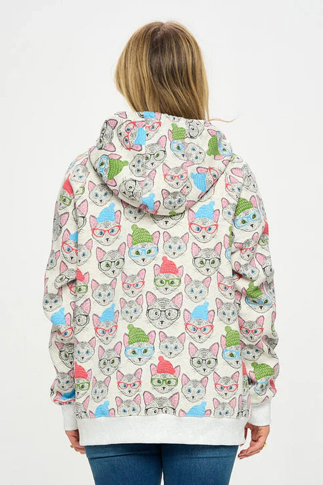 Cat Hat Hoodie