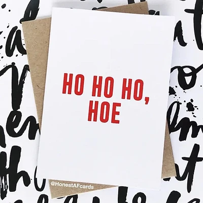 Ho Ho Ho Hoe Card