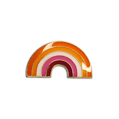 Lesbian Rainbow Pride Flag Pin