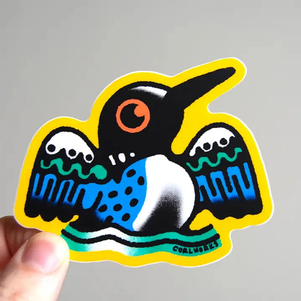 Loon Sticker