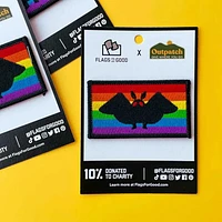 Parche del orgullo del hombre polilla