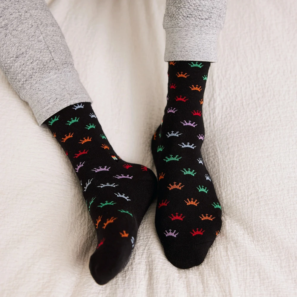LGBTQ Community Crown Socks