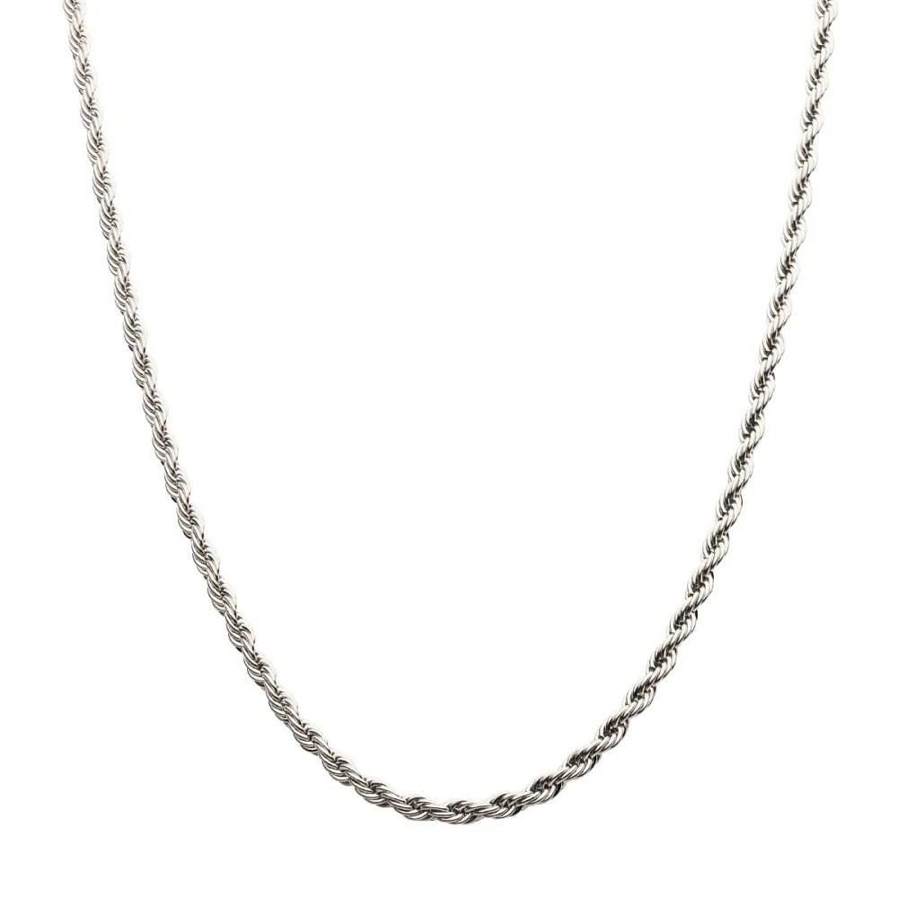 Steel Rope Chain 4MM 24" Necklace