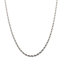 Steel Rope Chain 4MM 24" Necklace