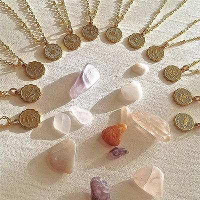 Pisces Zodiac Charm Necklace