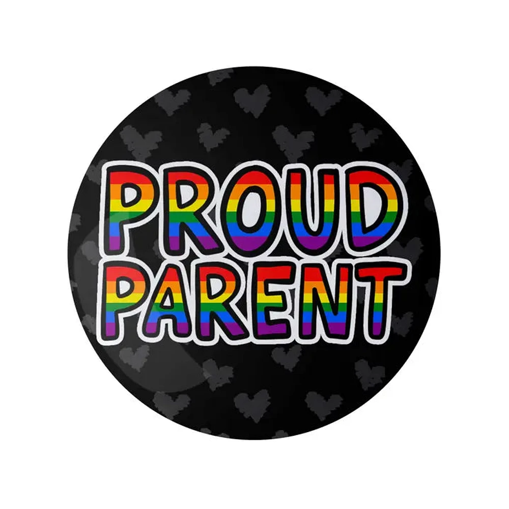 Queer Proud Parent 1.25" LGBTQ+ Button Pin