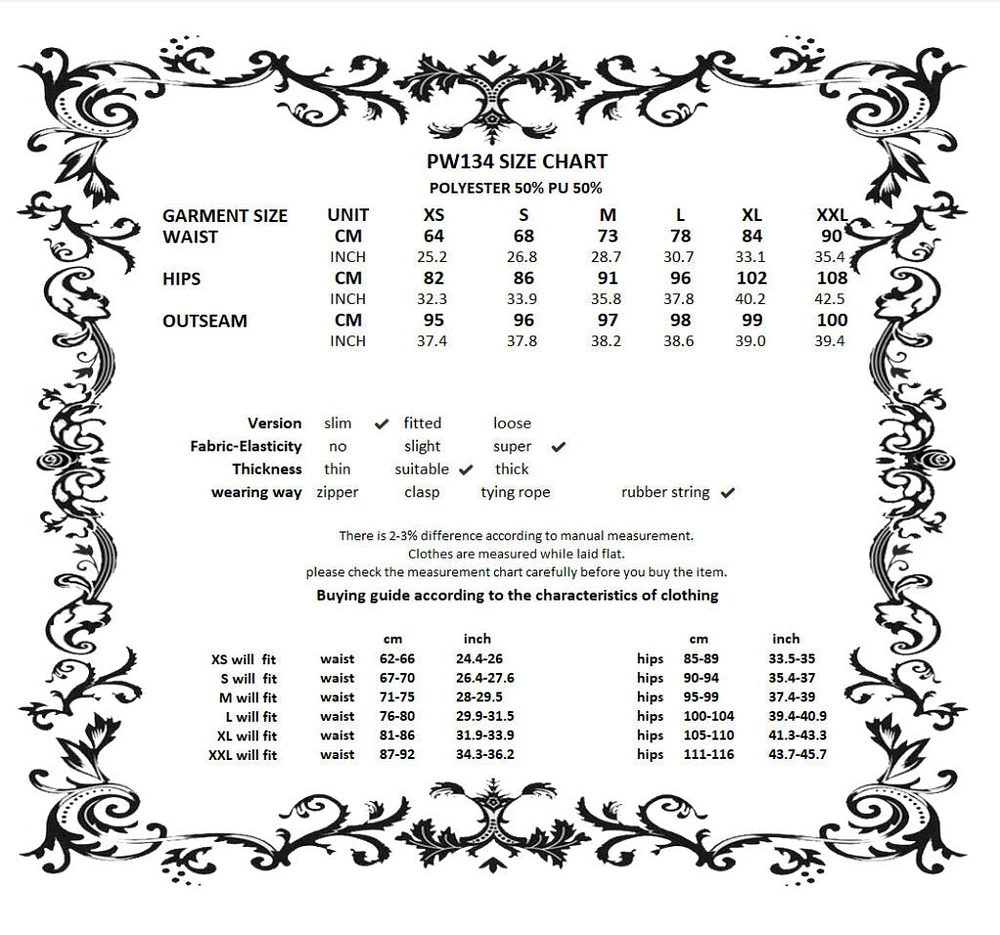 Black PU Leather Armor Knight Leggings