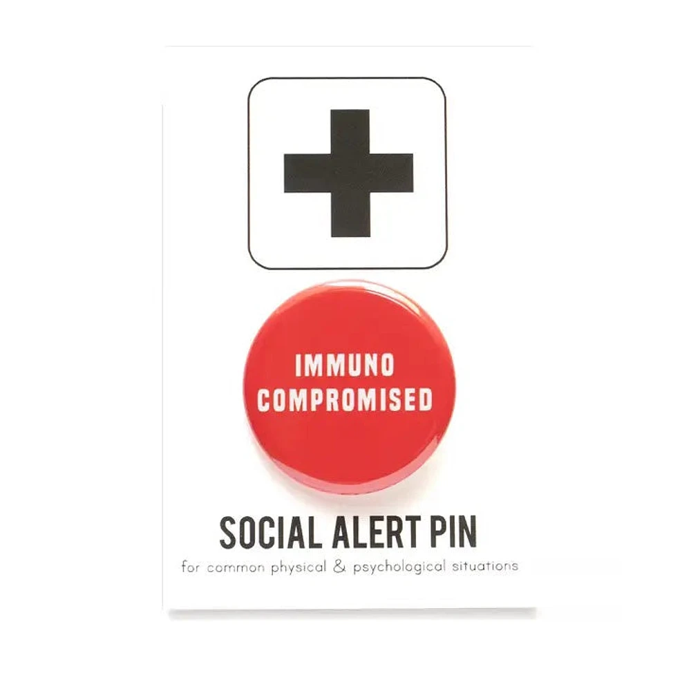 Immuno Comprimised Health Button