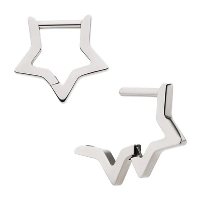 Star Plain Hinged Hoop