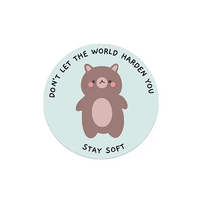 Stay Soft Vinyl Sticker