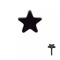 Estrella PVD negro sin rosca