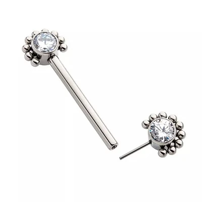 Bez Gem With Beads Surrounding Nipple