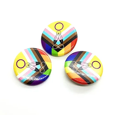 Two Spirit Metis Includsive Pin