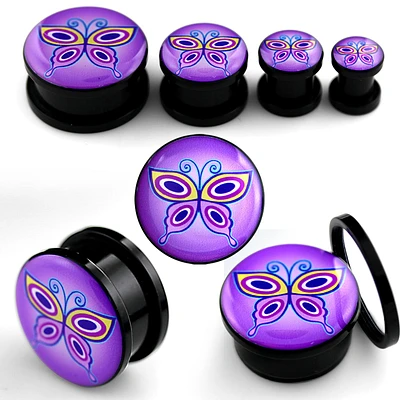 Mariposa Fondo Morado 8g - 2g