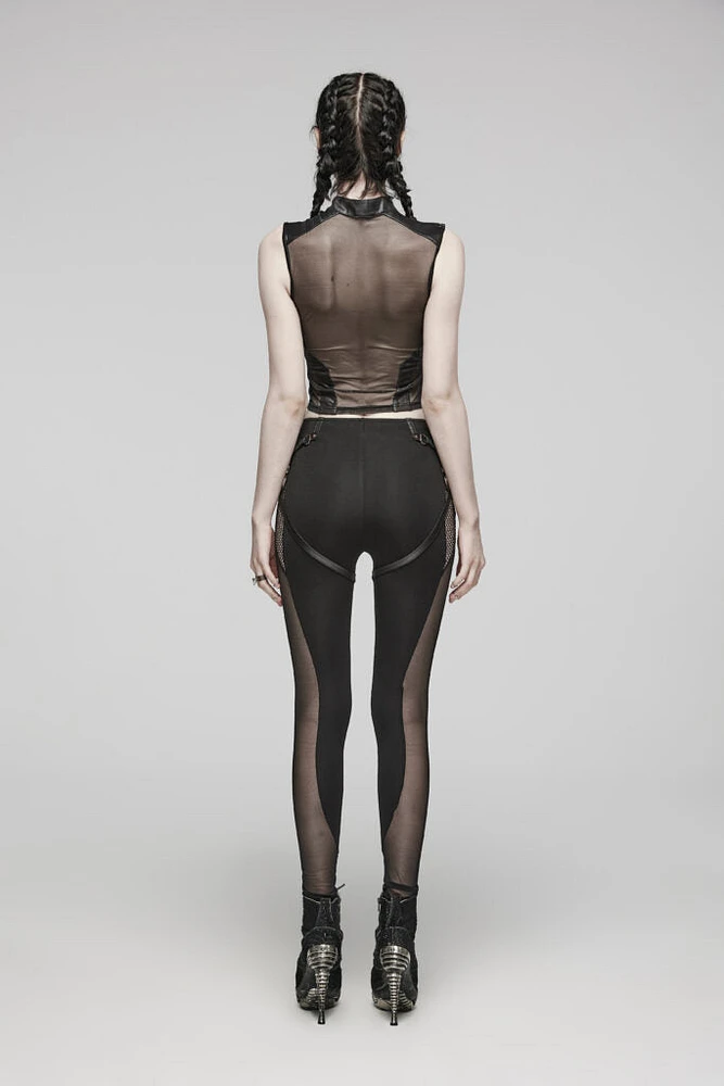 Knitted Mesh Leggings