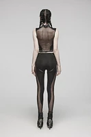 Knitted Mesh Leggings