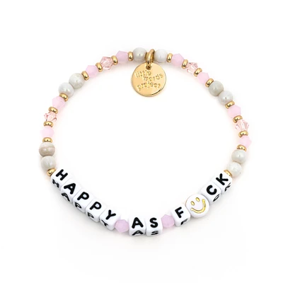Pulsera feliz como la mierda