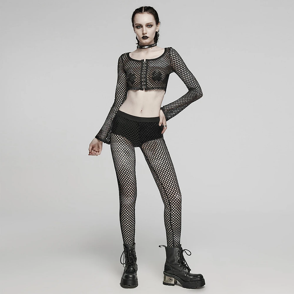 Mesh Long Sleeve Shirt