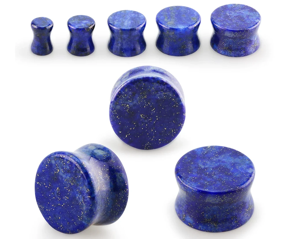 Lapis Double Flare 0g - 7/8"